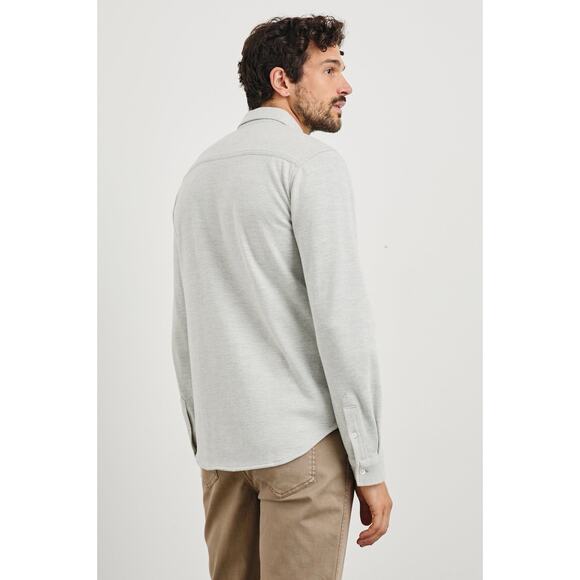 Rails Berkeley Light Grey Soft Brushed Lightweight Flannel Shirt Jacket M - Picture 5 of 10